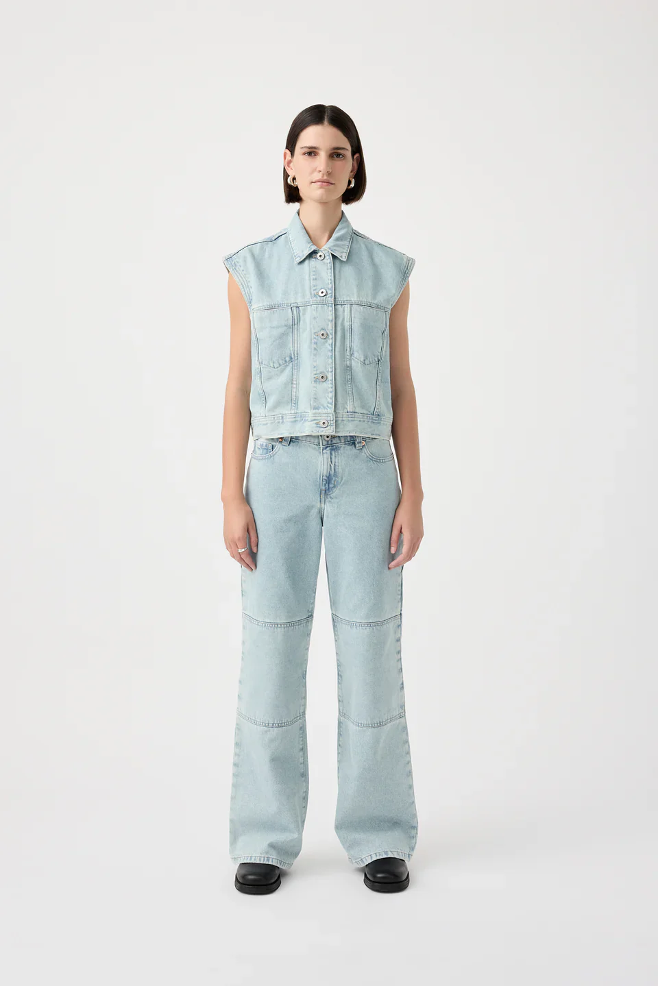 Outland Denim Blake Cropped Vest WAS $339 - Image 3