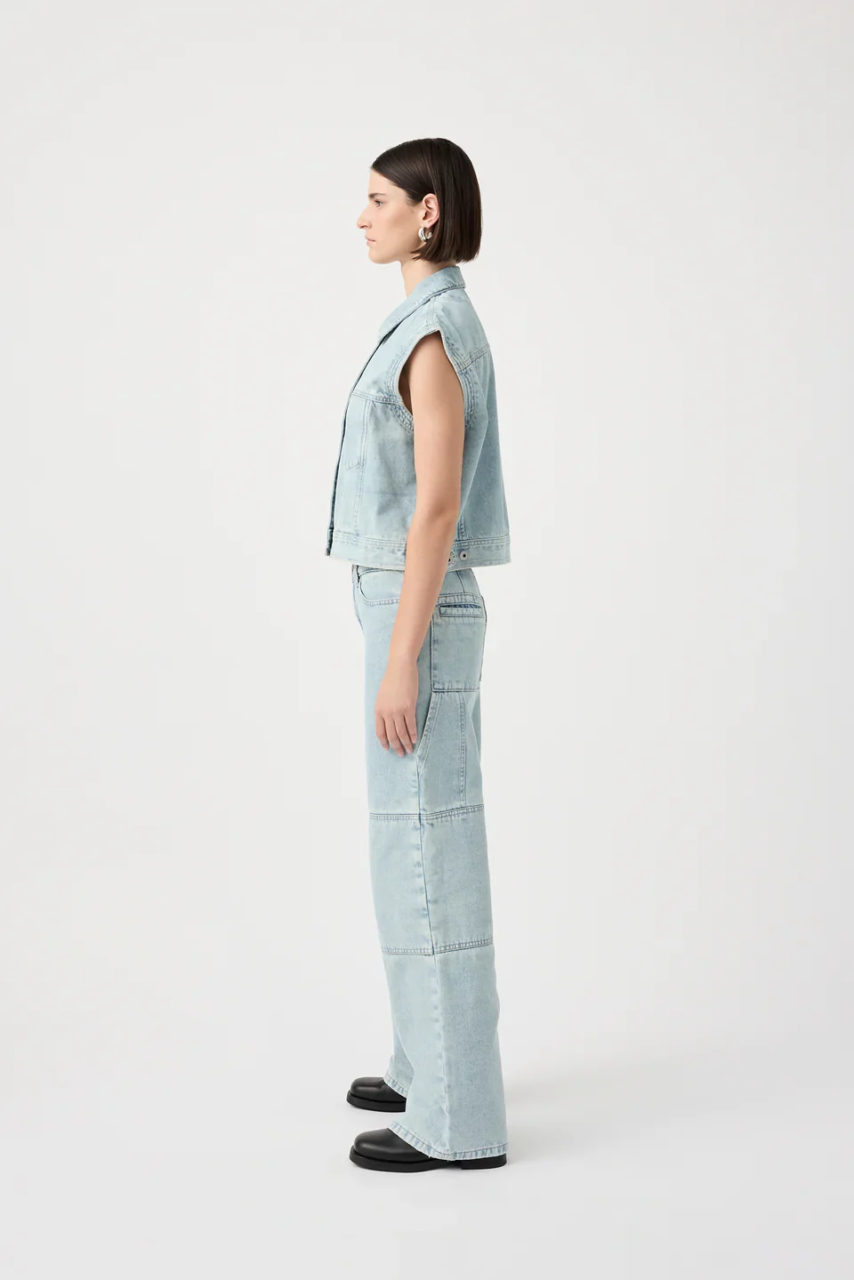 Outland Denim Blake Cropped Vest WAS $339 - Image 4