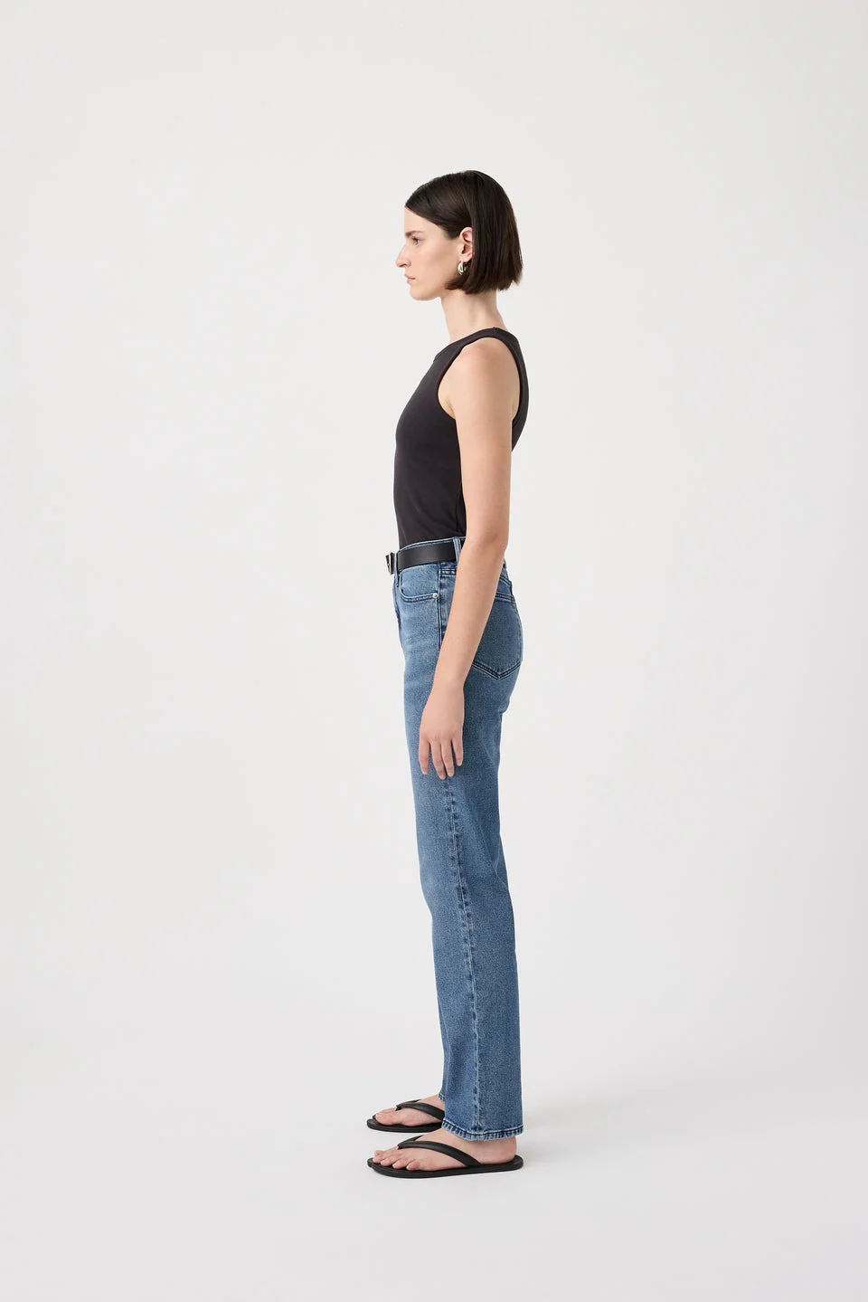 Outland Denim High Straight Jean WAS $300 - Image 3