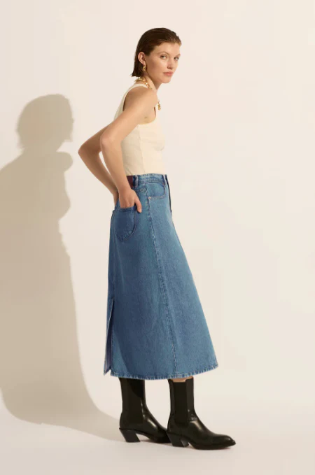 Outland Denim Ruby Maxi Skirt WAS $290 - Image 4