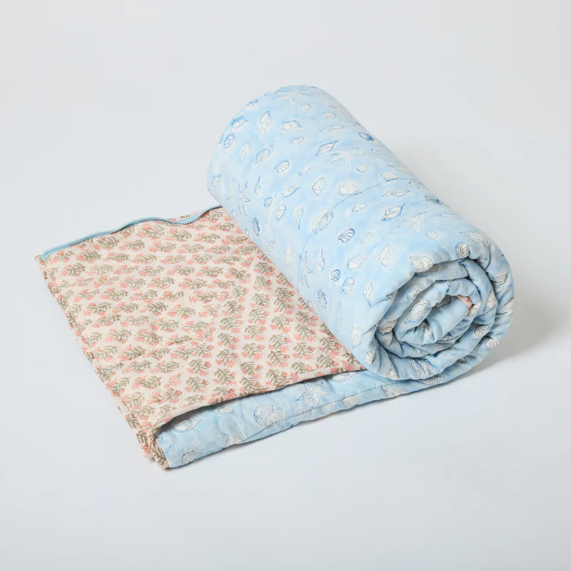 Picnic Folk Kids Reversible Cotton Sleeping Bag - Image 10