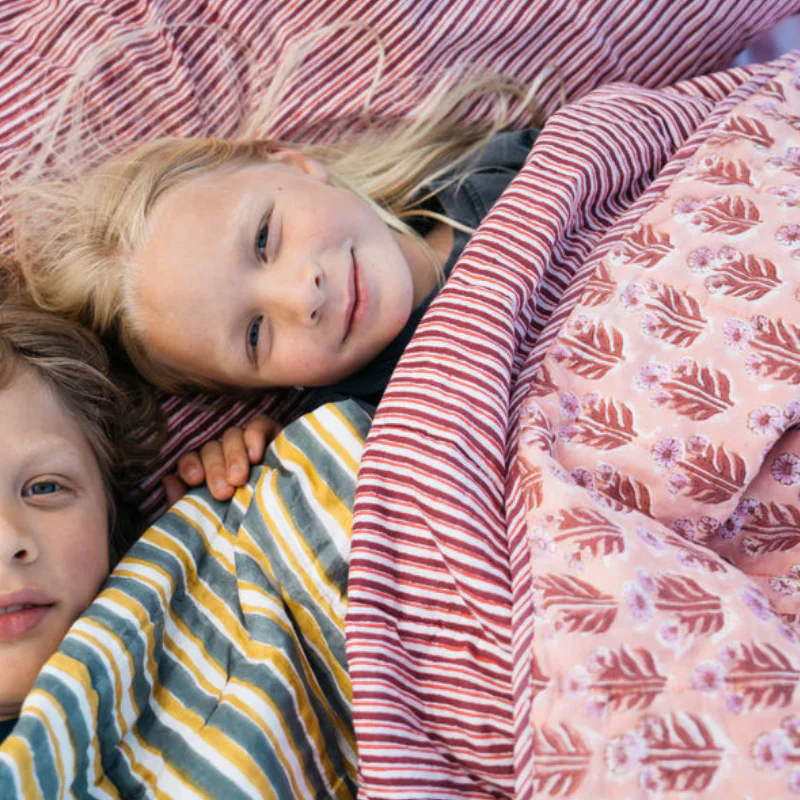 Picnic Folk Kids Reversible Cotton Sleeping Bag - Image 5