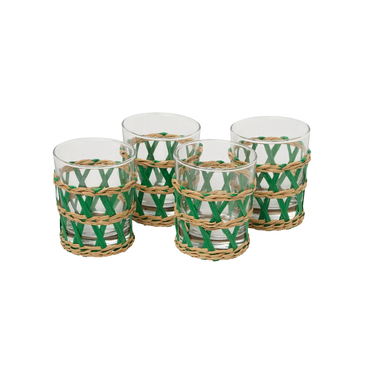 Raffia Glasses