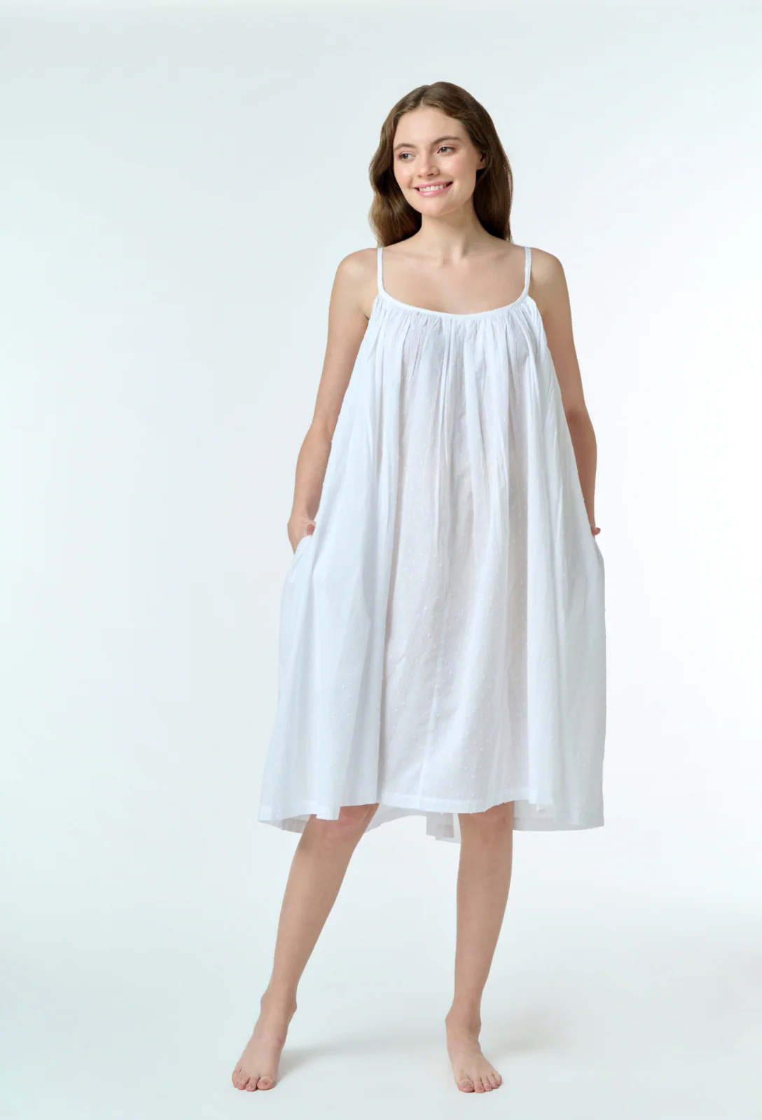 Slip Hail Spot Nightie Dress - Image 2