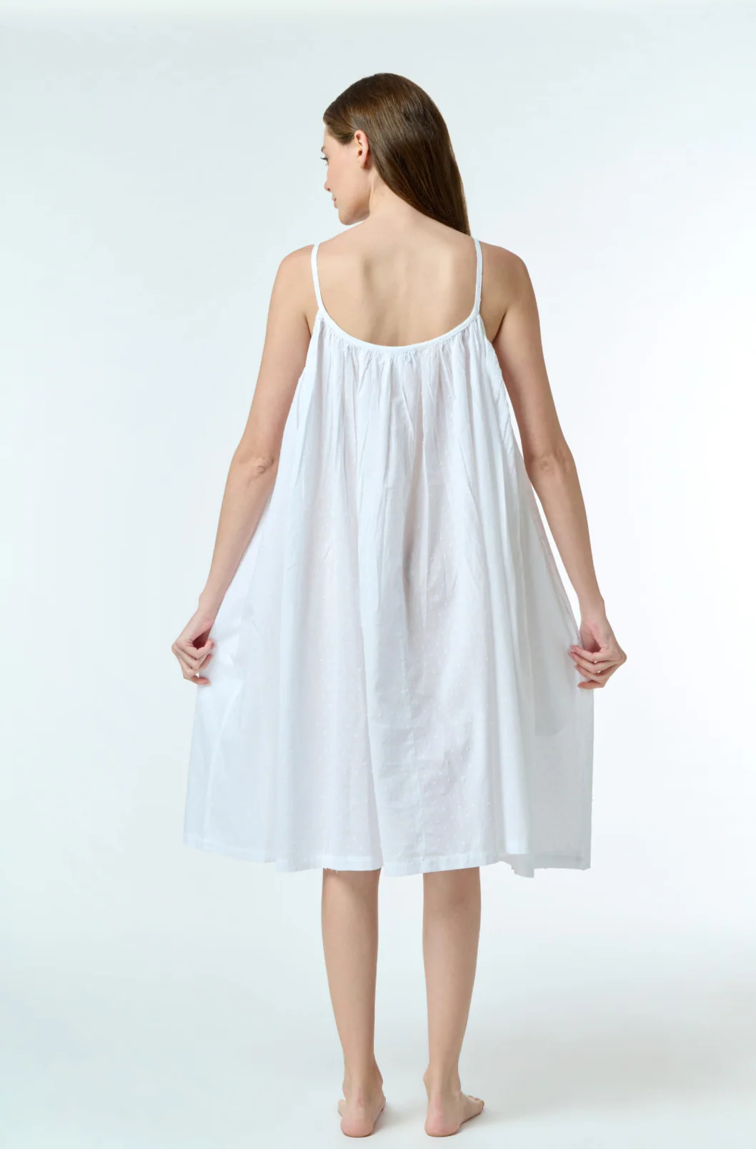 Slip Hail Spot Nightie Dress - Image 3
