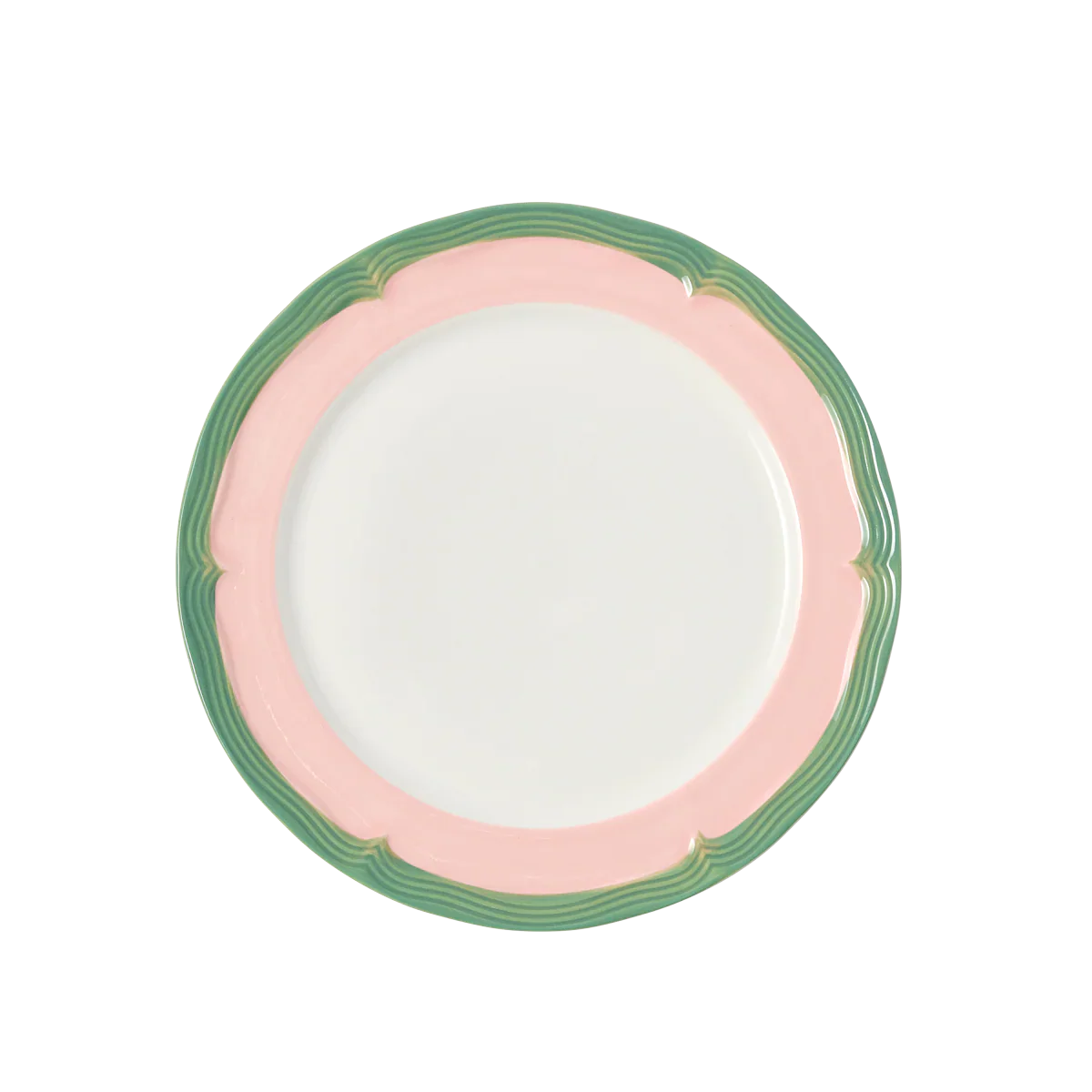 Soft Scallop Embossed Dinner Plate - Set of 4 - Image 4