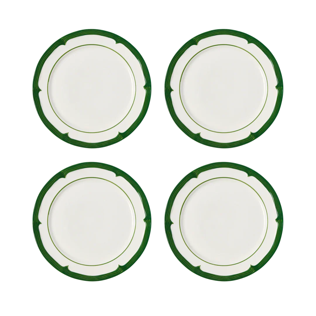 Soft Scallop Embossed Dinner Plate - Set of 4 - Image 7