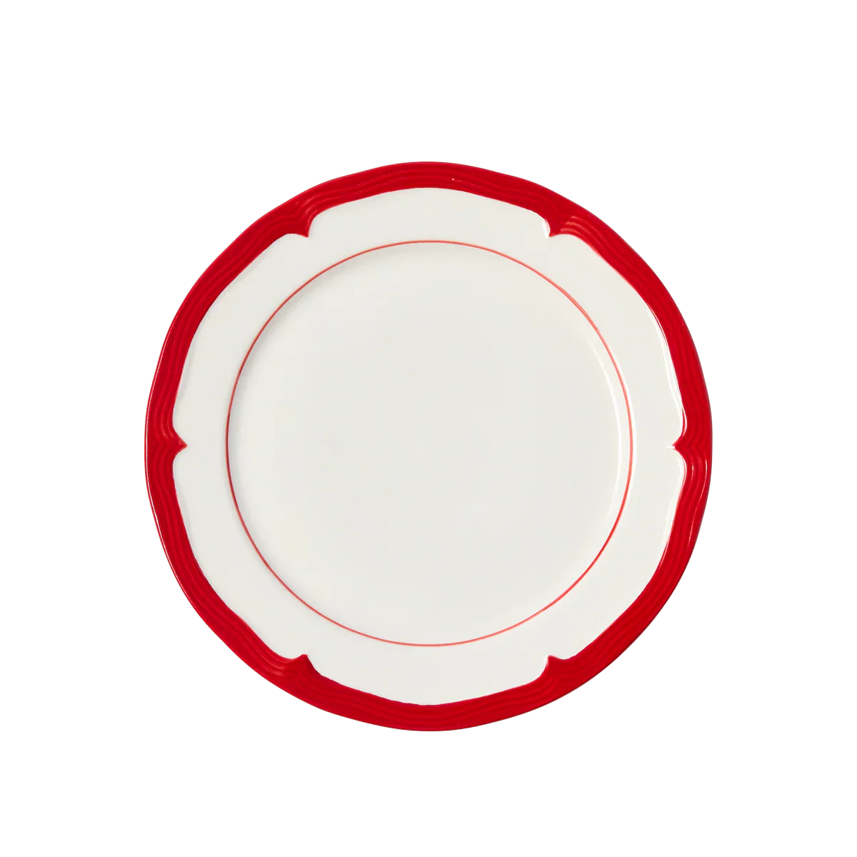 Soft Scallop Embossed Dinner Plate - Set of 4 - Image 8