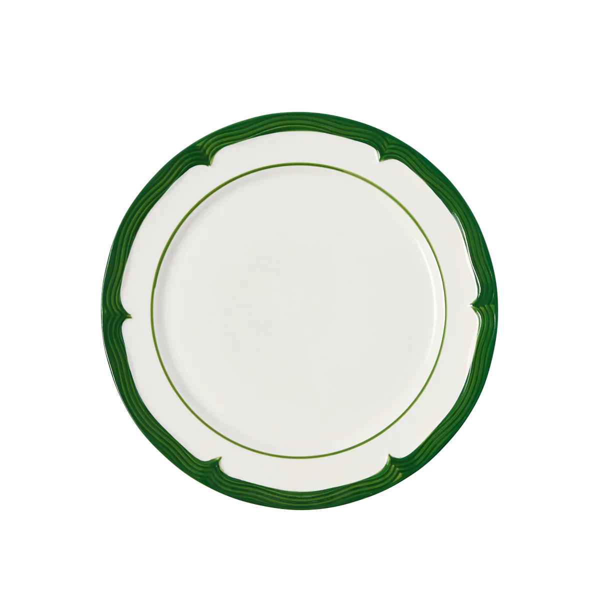Soft Scallop Embossed Dinner Plate - Set of 4 - Image 9