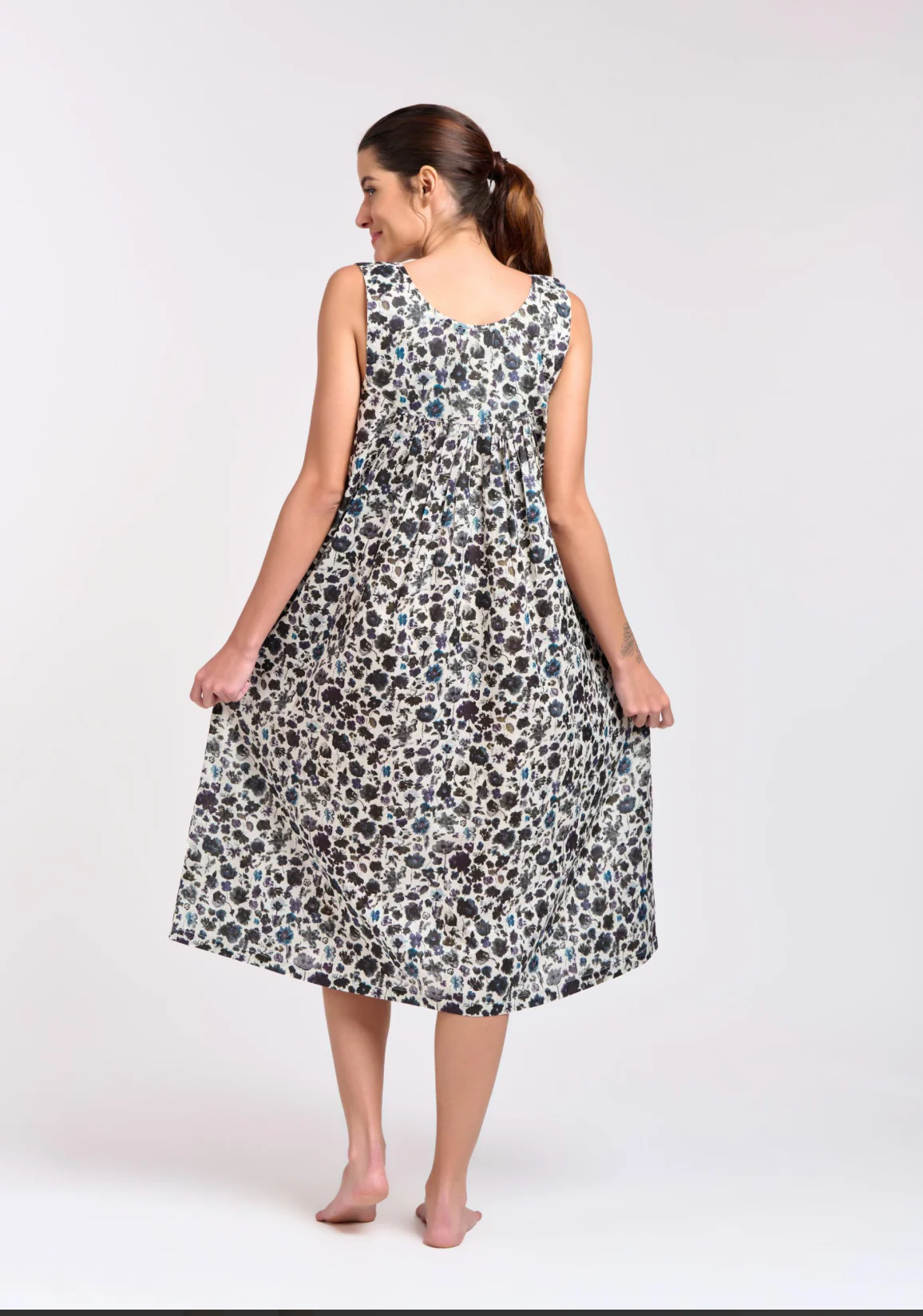 V Neck Midnight Nightie Dress - Image 4