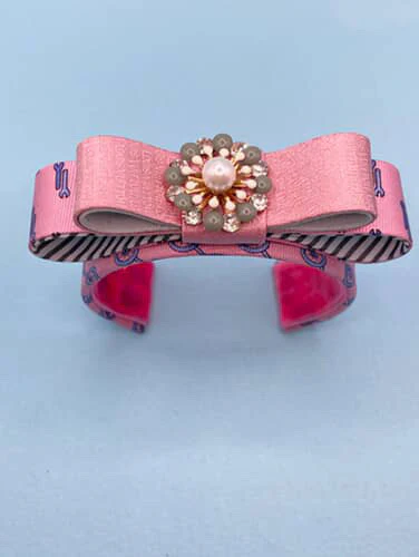 Vintage LV Wheels and Wrench & Dunhill Silk Cuff - Image 3